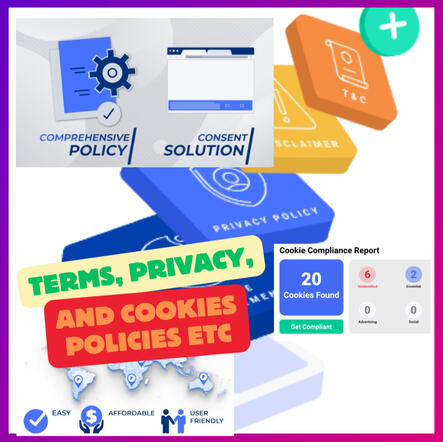 Terms and policies, decorative image